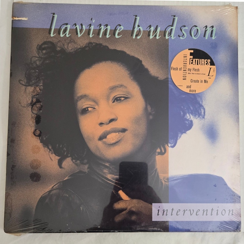 Lavine‎ Hudson Intervention Vinyl LP 1988 Virgin Sealed Soul Gospel Record